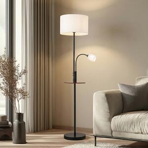 Lampadar Lindby, Aovan, Negru, Camera de zi, Metal, Modern