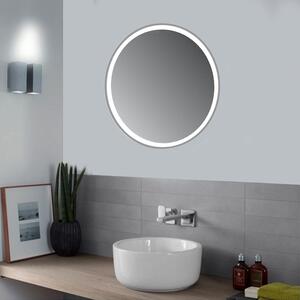 Oglinda rotunda cu iluminare LED si dezaburire 60 cm, Cleo