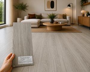 Parchet LVT 8003-26 Gri Aspect Lemn , Pardoseala Vinil 2.5 mm, Clasa Trafic 33