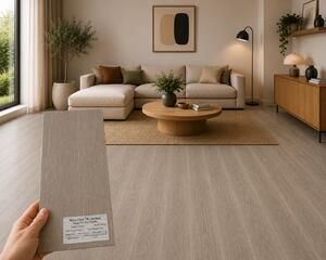 Parchet LVT 8103-1 Gri Aspect Lemn , Pardoseala Vinil 2 mm, Clasa Trafic 32
