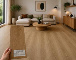 Parchet LVT 8003-1 ,BEJ, Aspect Lemn , Pardoseala Vinil 2 mm, Clasa Trafic 32