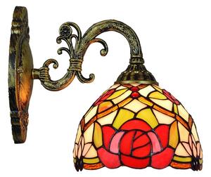Brilagi - Lampă de perete Tiffany din vitralii GARLAN 1xE27/40W/230V