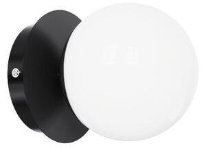 Brilagi - Aplica LED de perete pentru baie BALL, 6W, 230V, 3000/4000/6500K, IP44, neagră