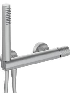 Deante Silia, baterie de dus cu set de dus, otel, BHS_F41M