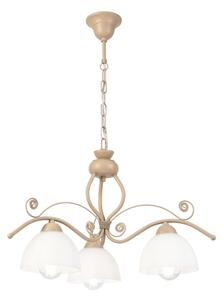 Brilagi - Lustră suspendată pe lanț ANTICO MODERN 3xE27/60W/230V bej