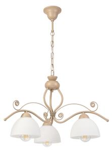 Brilagi - Lustră suspendată pe lanț ANTICO MODERN 3xE27/60W/230V bej