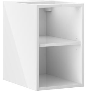 Mexen Box-A, dulap deschis cu raft 30 cm, alb lucios, 91AX2-0300-470-0-00