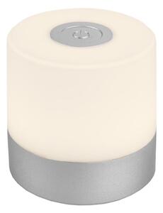 Briloner - Lampă de masă LED pentru exterior, tactilă, reîncărcabilă și dimmabilă, LED/2W/5V 2700K IP44, crom mat