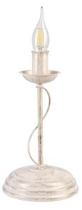 Lampă de masă ANTON 1xE14/60W/230V patină albă