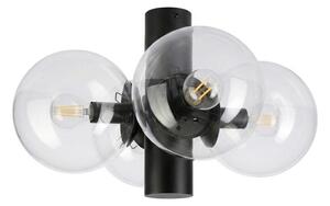 Plafonieră SFERIO 4xE14/5W/230V negru/transparent