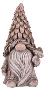 Decor de grădină Ciupercă pitică, gri , 25 x 19 x49 cm