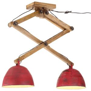 Lampă de tavan 25 W, roșu uzat, 29x18x85 cm, E27