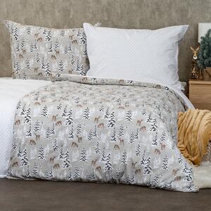 Lenjerie de pat din bumbac 4Home Christmas forest , 140 x 200 cm, 70 x 90 cm, 140 x 200 cm, 70 x 90 cm