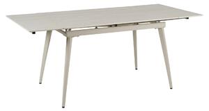 Masa extensibila REEF, grej cu efect de piatra travertin, ceramica/met