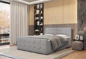 Pat boxspring tapitat NOEMI + topper, 180x200, Enjoy 21