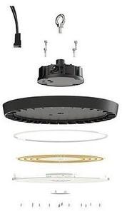 Lampa industriala High Bay, LED 150W, 16500lm, clasa rezistenta IP65 IK08, carlig prindere