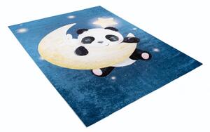 Covor pentru copii cu motiv panda pe lună Lăţime: 80 cm | Lungime: 150 cm