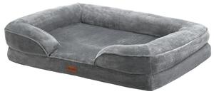 Juskys Pat pentru caini Sheena L 98 x 70 cm - gri
