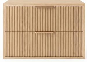 Rea Mono dulap 60x47x48 cm sub chiuveta pe perete stejar REA-M0408