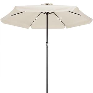 Deuba LED Umbrela de soare Athens Ø330 cm - crem