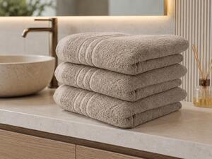 Prosop Classic 70 x 140 cm bej, 100% bumbac