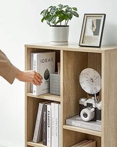 Biblioteca, Vasagle, Natural, 80x50x24 cm