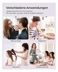 Carucior pentru cosmetice profesional, Songmics, 4 in 1 , 35 x 25 x 79 cm
