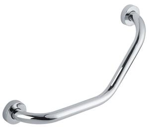 Bară de sprijin unghiulară pentru baie Chrome