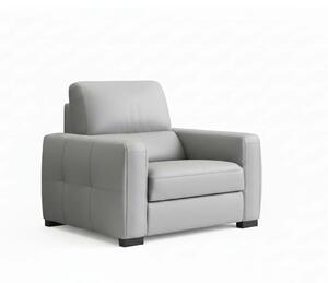 Fotoliu cu recliner electric Leonardo din piele