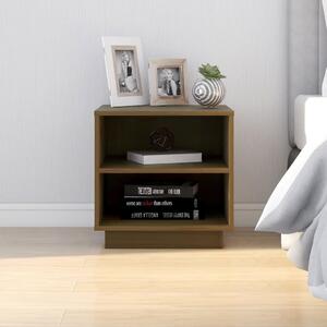 813331 Bedside Cabinet Honey Brown 40x34x40 cm Solid Wood Pine