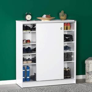Comoda Multifunctionala Adore Diamond, 2 usi glisante, 5 rafturi, 91x105x37 cm