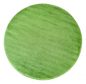 Covor rotund de culoare verde Lăţime: 100 cm | Lungime: 100 cm