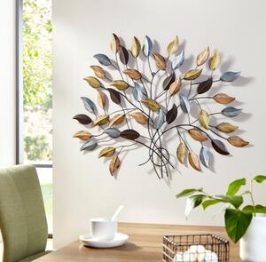 Decoratiune de perete frunze Fagus 103/2/91 cm