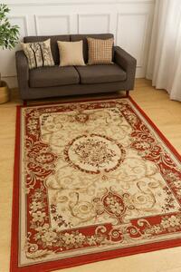 Covor Lotos 519, Rosu,1800 gr mp Rosu, Dreptunghi, 250x350