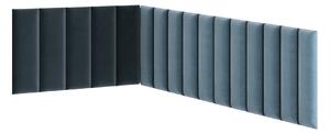 Set 16 panouri tapițate Quadra 100x220x50 cm (mentol). Promo -11%. 1051978