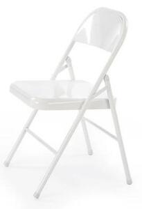 Scaun K565, alb, metal, 46x47x75 cm