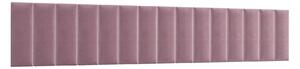 Set 15 panouri tapițate Quadra 300x60 cm (Roz). Promo -13%. 1052003