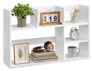 Biblioteca Vasagle, Alb, LBC815W14, 80 x 20 x 50 cm