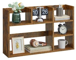 Biblioteca Vasagle, Maro Rustic, LBC815B02, 80 x 20 x 50 cm