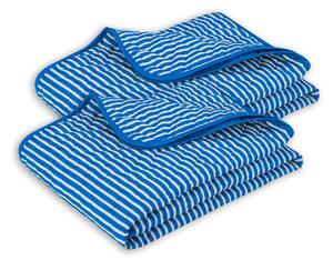 2x Pătură 2în1 Essentials Dormeo Albastru/Alb 200x200