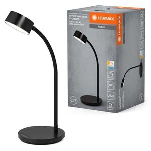 Ledvance - Lampă de birou LED OFFICE tactilă, reglabilă, LED/4,8W/5V 3000-6500K negru