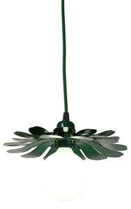 Bohemia-Design - Lampă suspendată cu cablu 1xE27/60W/230V verde