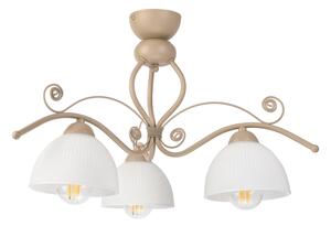 Brilagi - Lustră aplicată ANTICO MODERN 3xE27/60W/230V, bej