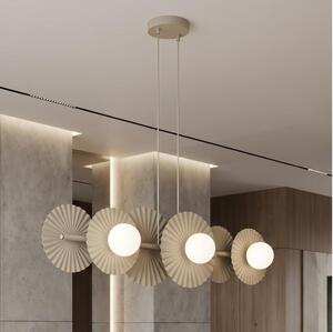 Candelabru suspendat UMBRA pe cablu, 6xG9/8W/230V, bej