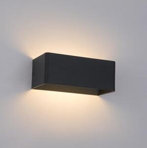 Brilagi - Aplica LED de perete pentru exterior DONNANI LED/7W/230V, neagră, IP44