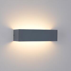 Brilagi - Aplică LED de exterior DONNANI, 12 W, 230 V, antracit, IP44