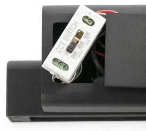 FARO 70294 BALIC - Aplica LED de exterior, 8W, 230V, temperatură de culoare comutabilă 3000/4000/6500K, IP65, negru