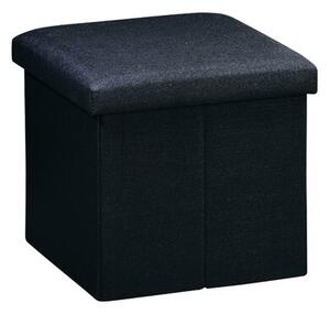 Kesper 15955 Taburet, negru, 38 x 38 x 38 cm