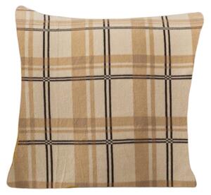 Husa din microplush pentru perna PLAID 40x50 cm crem