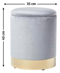Taburet KJP265, Gri